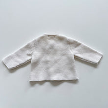 Load image into Gallery viewer, Bonpoint 100% Cotton Knit Cardigan Cream (0-3m)
