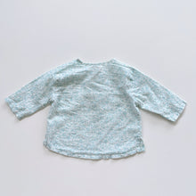 Load image into Gallery viewer, Nature Baby Organic Lightweight Top Mint Floral (3-6m)
