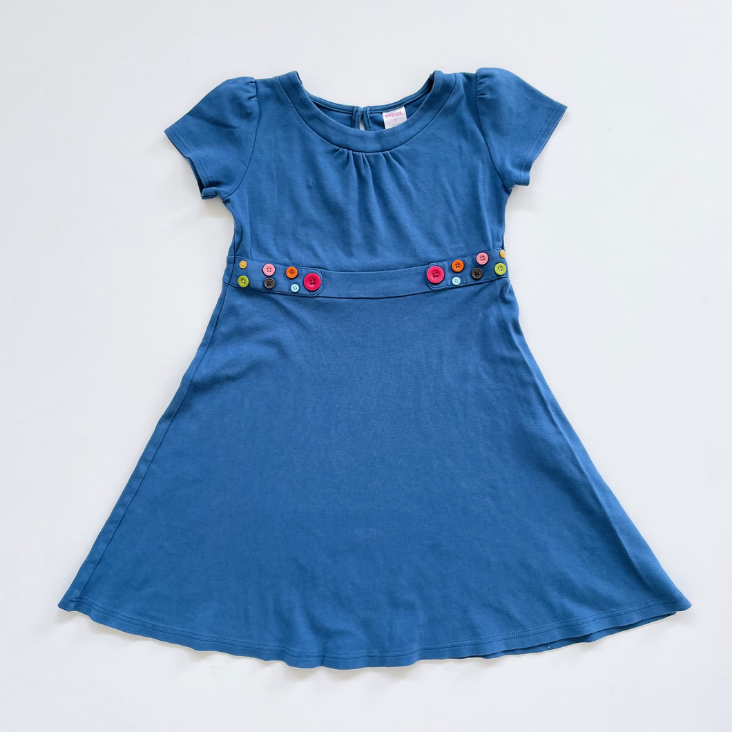 Gymboree Blue Button Dress (7yr)