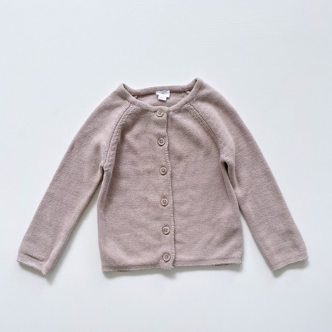 Jamie Kay Simple Knit Cardigan Rose Bud (2y)