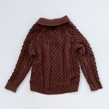 Load image into Gallery viewer, Jamie Kay Cable Knit Jumper Brown (5y)
