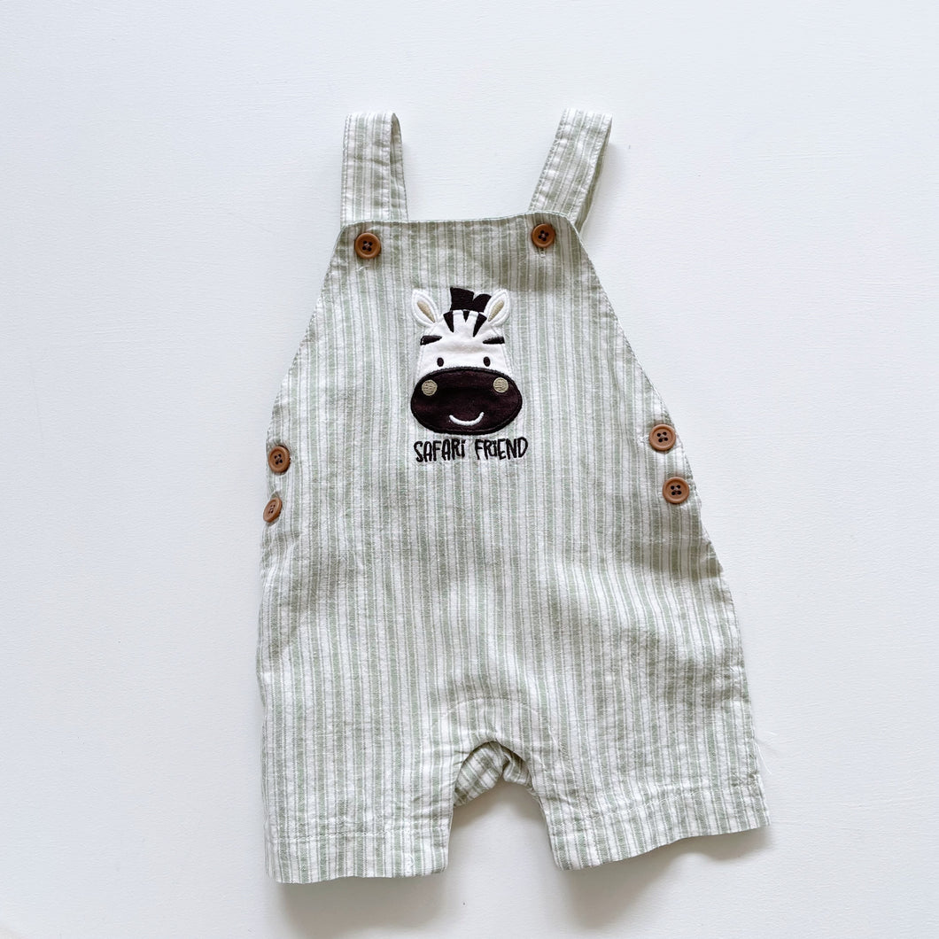 Little Bundle Linen Blend Overalls (newborn)