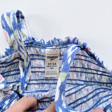 Load image into Gallery viewer, OshKosh Dress Blue Floral (3y)
