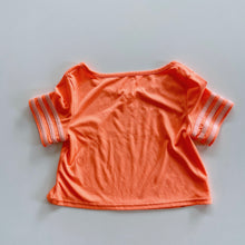 Load image into Gallery viewer, Adidas Exercise Tee Orange/Purple (7-8y)
