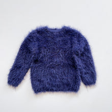 Load image into Gallery viewer, Kiabi Fluffy Jumper Navy/Sparkles (3-4y)
