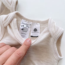 Load image into Gallery viewer, Ricochet Merino Bodysuit Bundle 2x Natural (newborn)
