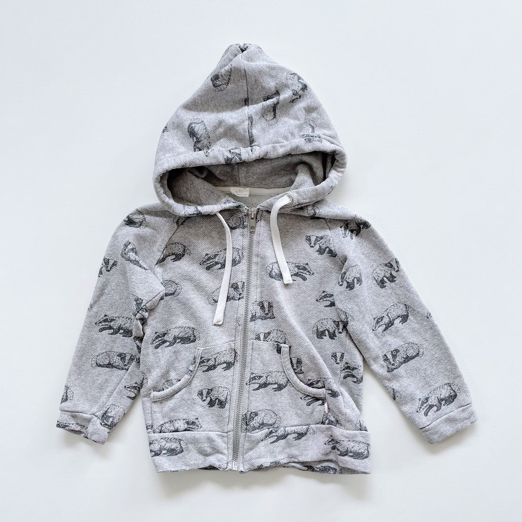 Nature Baby Organic Cotton Zip Up Kindy Hoodie (3y)