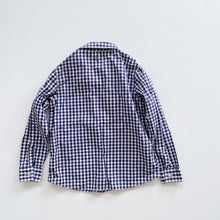 Load image into Gallery viewer, Navy Gingham Shirt (8y)
