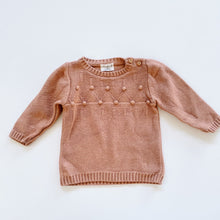 Load image into Gallery viewer, Wilson &amp; Frenchy Cotton/Bamboo/Wool Jumper Rust (6-12m)
