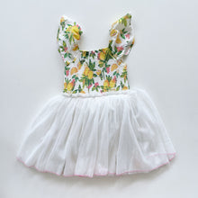 Load image into Gallery viewer, Rock Your Kid Citrus/Floral Tutu Dress NWOT (6y)
