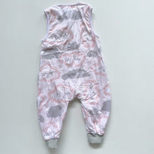 Load image into Gallery viewer, Babystudio Coolies 100% Cotton Summer Sleep Suit 1.0 TOG Pink Clouds (12-24m)
