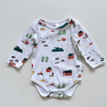 Load image into Gallery viewer, BABU Organic Bodysuit L/S On The Farm (0-3m)
