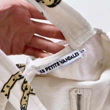Load image into Gallery viewer, Les Petits Vandales White Leopards Jumpsuit *small marks (7-8y)
