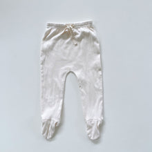 Load image into Gallery viewer, Nature Baby Organic Cotton Footed Pants Cream (6-12m)

