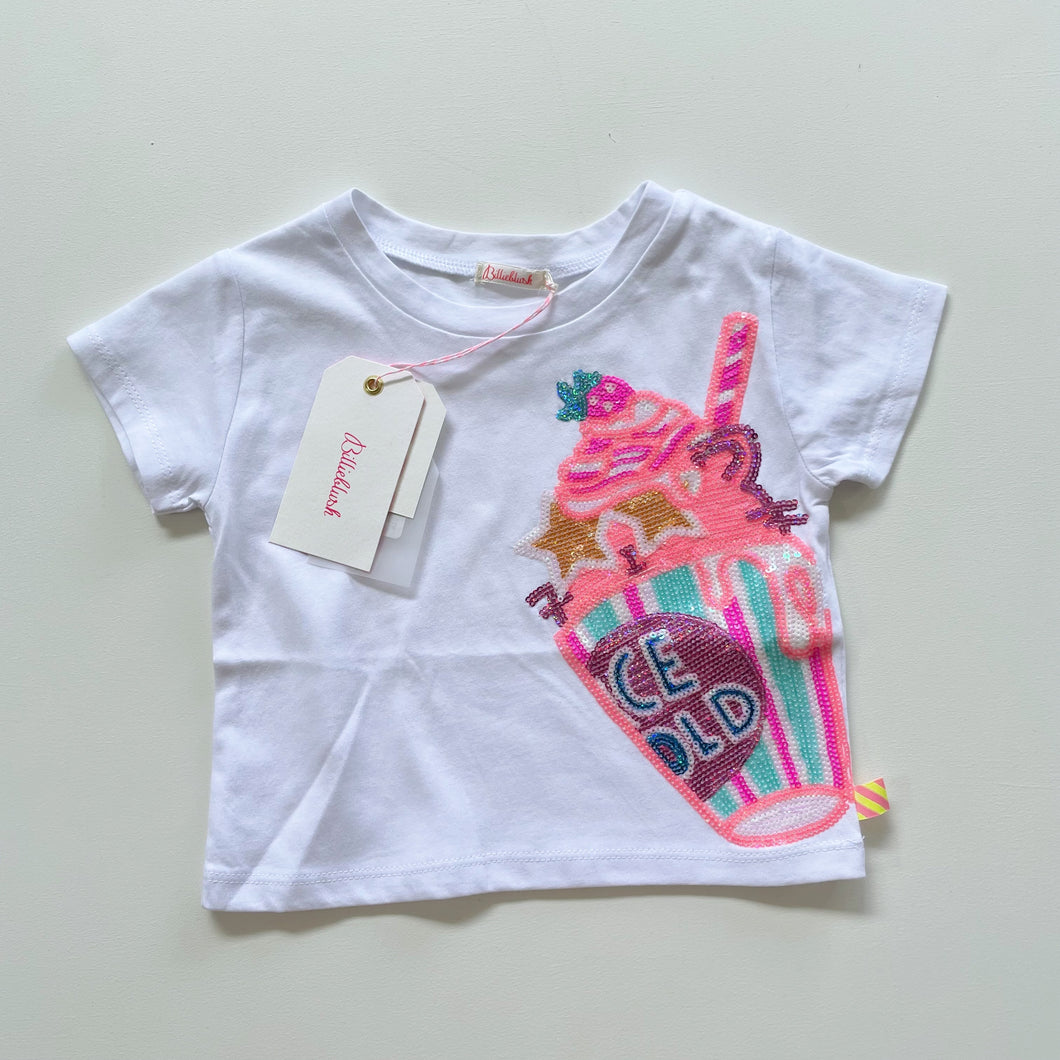 Billieblush Ice Cream Tee White NEW (2y)