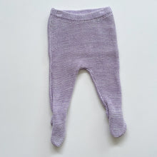 Load image into Gallery viewer, Seed Footed Knit Pants Lilac (3-6m)
