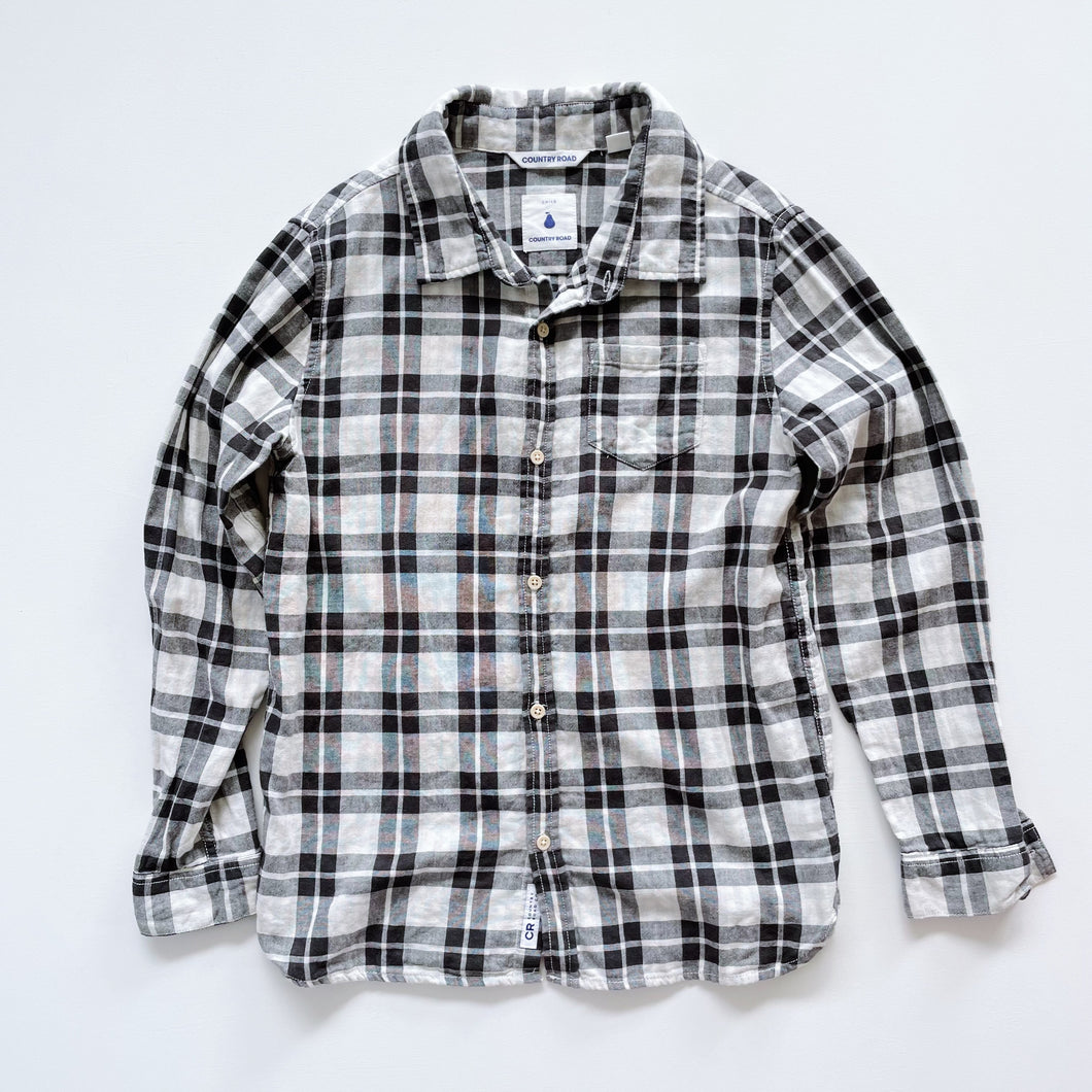 Country Road B/W Long Sleeve Shirt (10y)