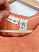 Load image into Gallery viewer, Vintage Cherokee Cotton Knit Vest Orange (XL)
