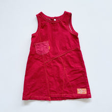 Load image into Gallery viewer, Vintage H&amp;M Red Denim Dress (4-5y)
