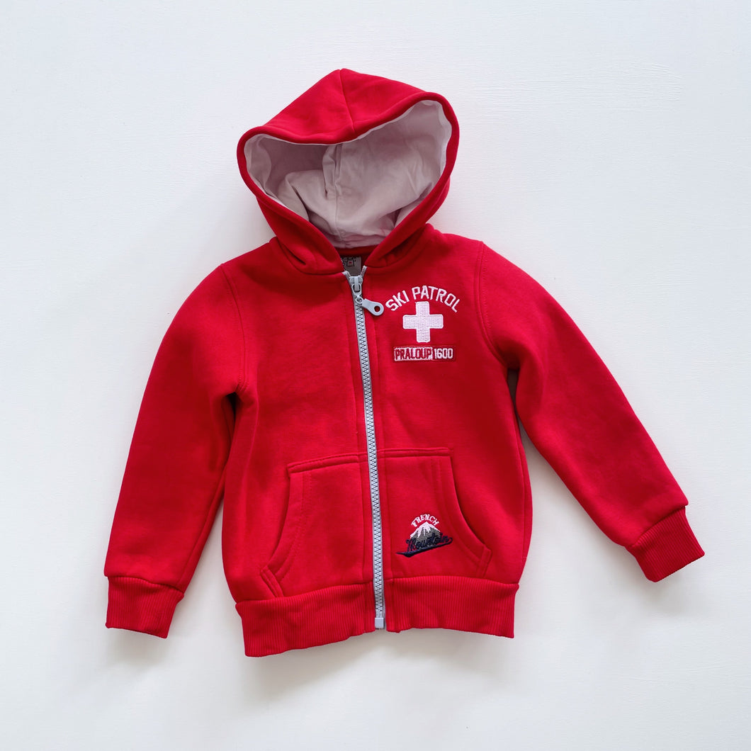 French Mountains Ski Patrol Hoodie Red (1y)