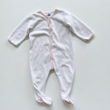 Load image into Gallery viewer, Petit Bateau Velvet All-In-One Pink Dotted (18m)
