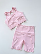 Load image into Gallery viewer, Kiss Active Nursing Sports Bra + Shorts Dusty Pink (M)
