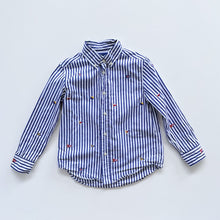 Load image into Gallery viewer, Ralph Lauren Stripe L/S Shirt Boats (5y)
