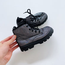 Load image into Gallery viewer, Zara Glitter Combat Boots (EU25)
