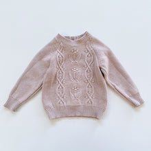 Load image into Gallery viewer, Jamie Kay Sophia Knitted Jumper Almond Marle (6-12m)
