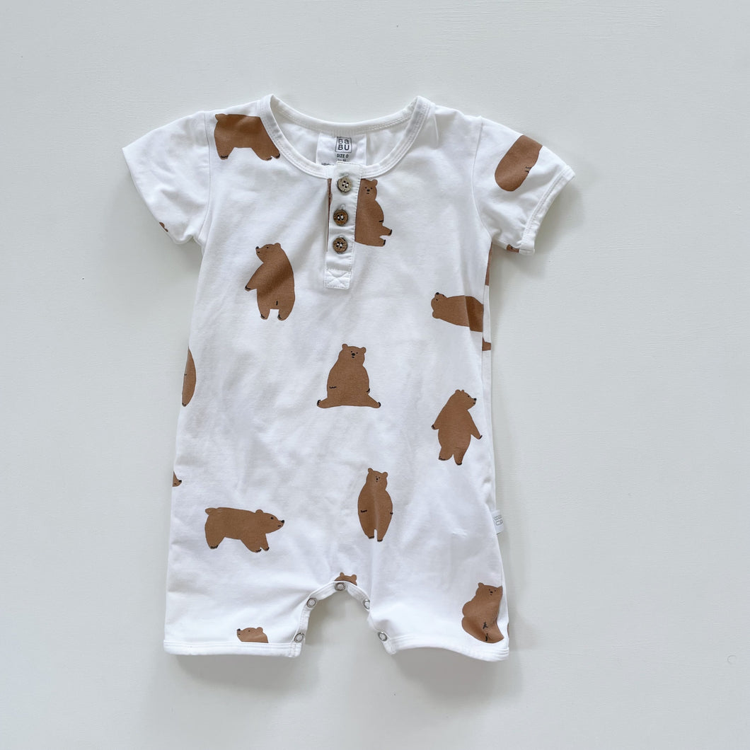 BABU Organic Bear Romper (6-12m)