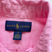Load image into Gallery viewer, Ralph Lauren Shirt Pink Linen Blend *tagged bigger (3-4y)
