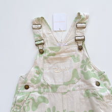 Load image into Gallery viewer, Ziggy Lou Overalls Green/Beige Pattern NEW (5y)
