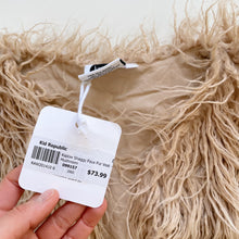 Load image into Gallery viewer, Kapow Kids! Shaggy Faux Fur Vest Mushroom NEW (6y)
