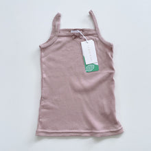 Load image into Gallery viewer, Jamie Kay Organic Cotton/Modal Rib Singlet - Blossoms NEW (5y)
