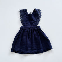 Load image into Gallery viewer, Jamie Kay Organic Muslin Navy Dress (3y)
