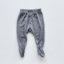 Load image into Gallery viewer, Little Zee Merino Footed Pants Grey (3-6m)
