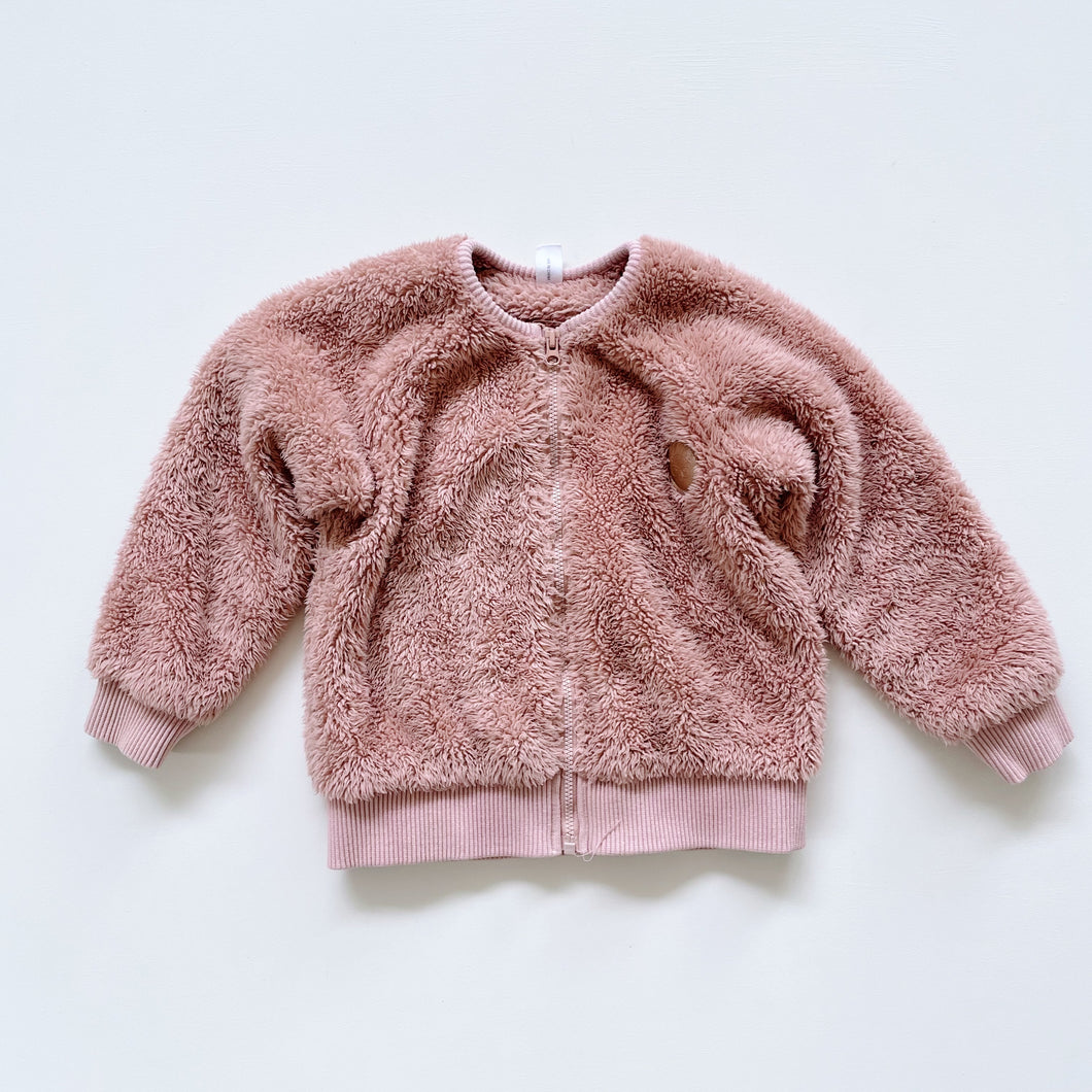 HUX Pink Teddy Jacket (3y)