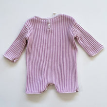 Load image into Gallery viewer, Illoura The Label Organic Knit L/S Romper Lilac Wash (6-12m)
