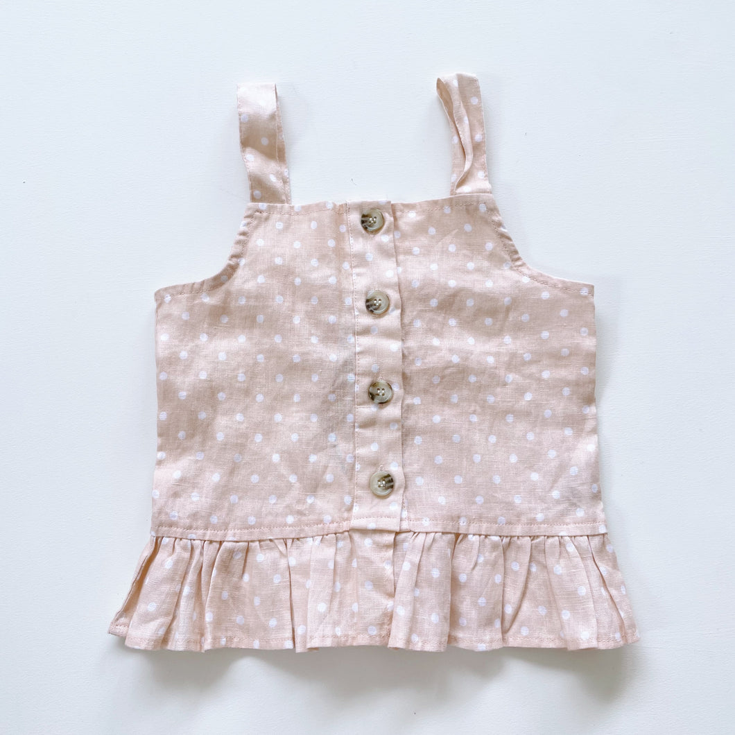 Mac & Ellie Linen Top NEW (4y)