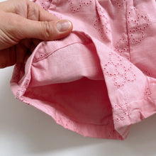Load image into Gallery viewer, Teeny Weeny Broderie Shorts Pink (6-12m)
