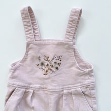 Load image into Gallery viewer, Jamie Kay Cord Overalls Pink Floral (5y)

