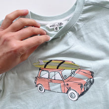 Load image into Gallery viewer, Mac &amp; Ellie Car T-Shirt Light Blue (5y)

