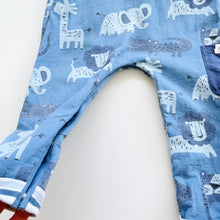 Load image into Gallery viewer, Next Cotton Overalls Blue Safari (18m)
