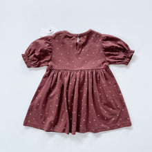 Load image into Gallery viewer, Jamie Kay Organic Dress Berry/Floral S/S NEW (2y)
