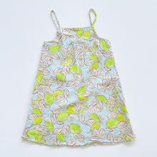 Load image into Gallery viewer, Zara Linen Blend Dress Green Limes (7y)
