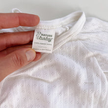 Load image into Gallery viewer, Nature Baby Organic Kimono Style Bodysuit S/S Natural (newborn)
