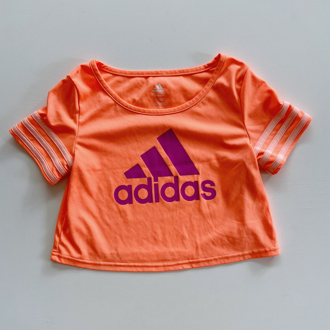 Adidas Exercise Tee Orange/Purple (7-8y)