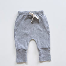 Load image into Gallery viewer, Nature Baby Organic Drawstring Pants Grey (newborn)
