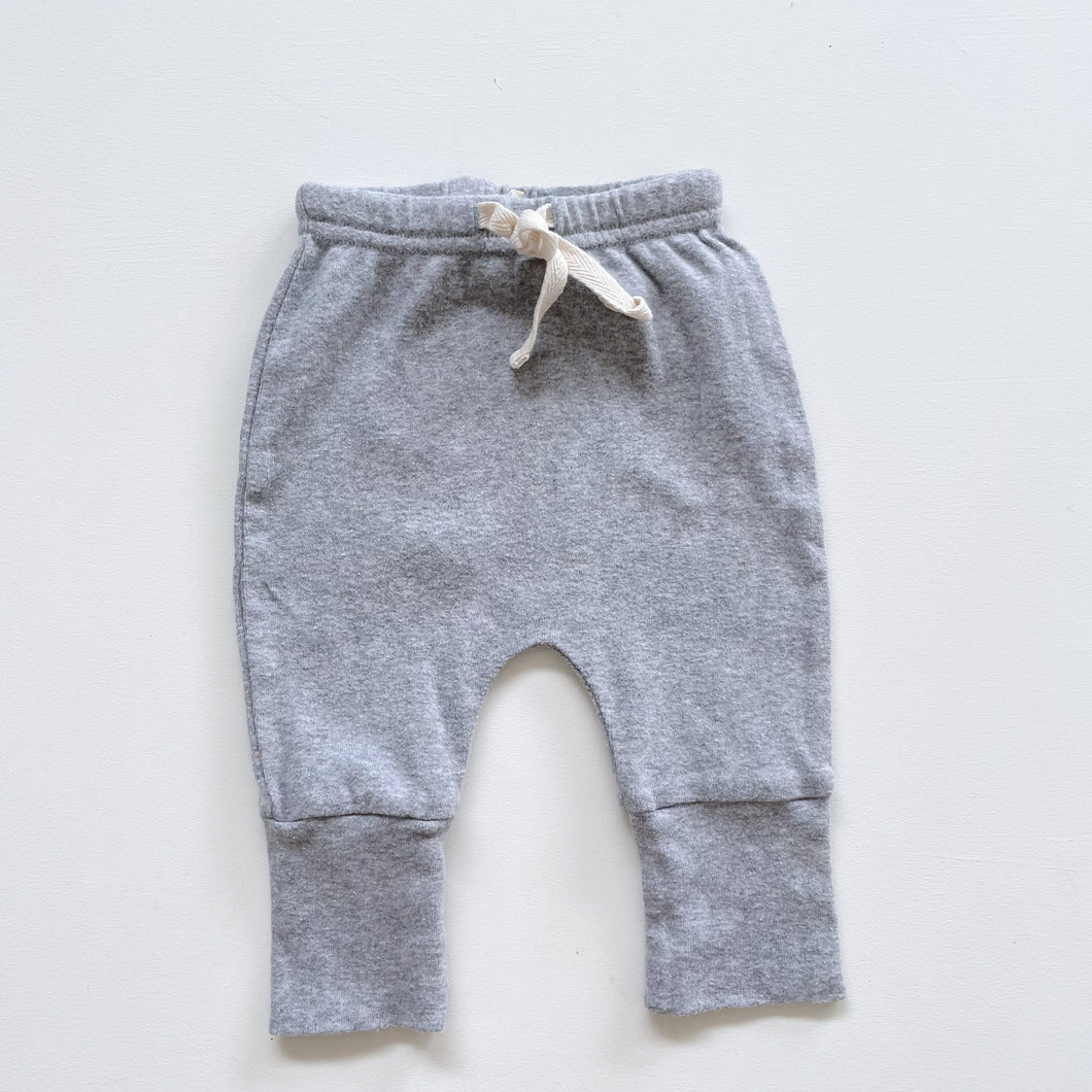 Nature Baby Organic Drawstring Pants Grey (newborn)