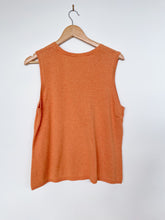 Load image into Gallery viewer, Vintage Cherokee Cotton Knit Vest Orange (XL)

